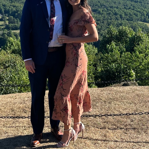 TRADE? Reformation Cecile Floral Print Midi Dress - Picture 9 of 10